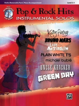Pop and Rock Hits (+CD) for violin and piano