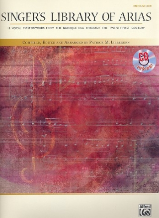 Singer's Library of Arias (+CD) 15 masterworks from the baroque era through the 21st century for voice and piano