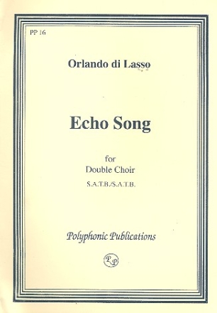 Echo Song  for 8 recorders in double choir (SATB/SATB) score and parts