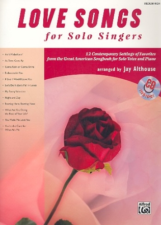 Love Songs for Solo Singers (+CD): for medium high voice and piano