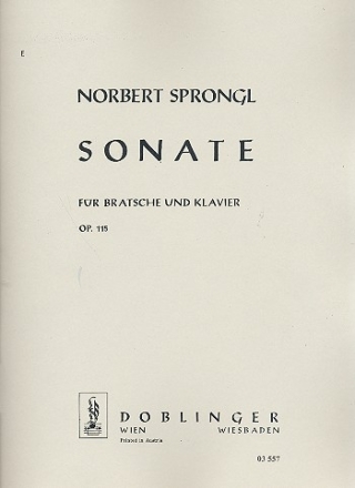 Sonate op.115 fr Viola und Klavier