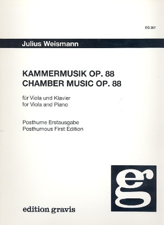 Kammermusik op.88 fr Viola und Klavier
