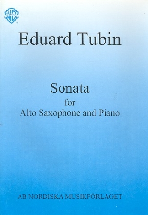 Sonate fr Altsaxophon und Klavier