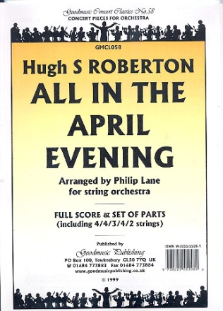 All in the April Evening for string orchestra score and parts