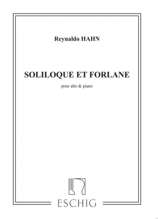 Soliloque et Forlane pour alto et piano