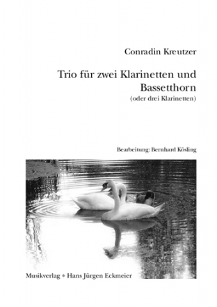 Trio fr 2 Klarinette und Bassetthorn (3 Klarinetten) Partitur und Stimmen