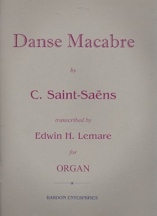 Danse macabre op.40 for organ