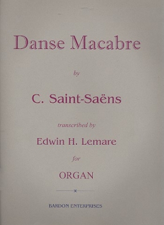 Danse macabre op.40 for organ