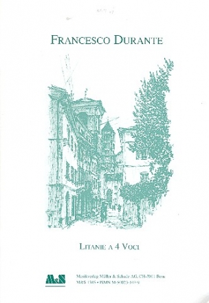 Litanie  4 voci fr 4 Singstimmen (SATB) und Streicher Partitur