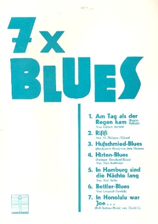 7 x Blues fr Klavier/Gesang/Gitarre