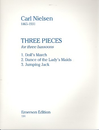 3 Pieces for 3 bassoons score+parts