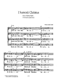 I surrexit Christus fr gem Chor a cappella Partitur
