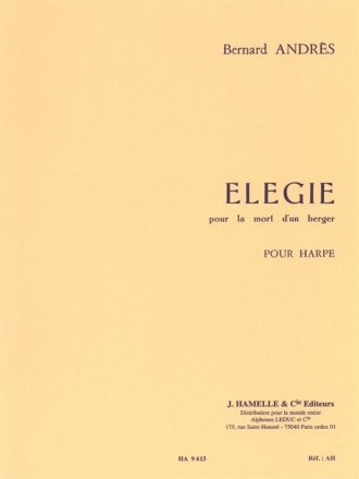 Elegie pour la mort d'un berger pour harpe