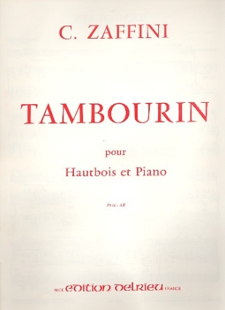 Tambourin pour hautbois et piano