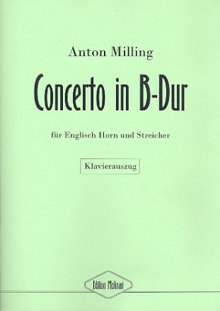 Konzert B-Dur fr Englischhorn und Streicher fr Englischhorn und Klavier