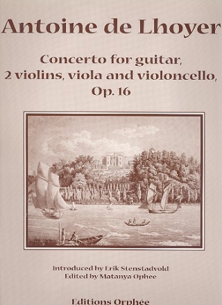 Concerto op.16 (+CD) for guitar, 2 violins, viola and violoncello score and parts