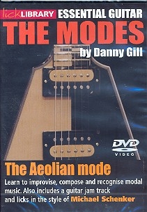The Modes - The Aeolian  Mode DVD lick library essential guitar