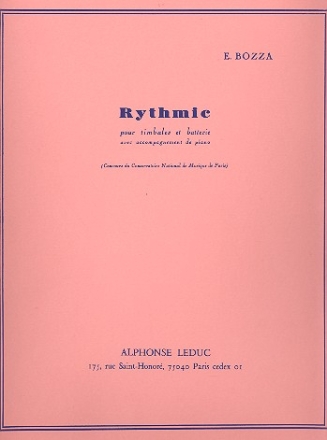 Rythmic op.70 pour timbales et batterie et piano, parties