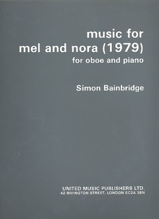 Music for Mel and Nora for oboe and piano