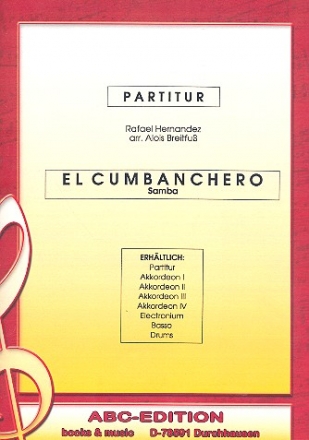 El Cumbanchero - fr Akkordeonorchester Partitur