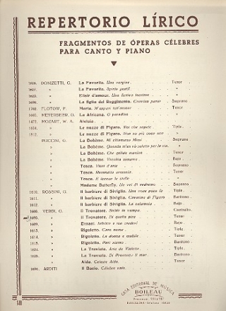 Di quella pira para canto (Tenor) y piano