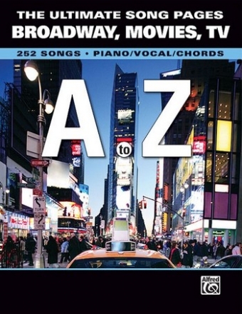Ultimate Song Pages: Broadway, Musical, TV piano/vocal/guitar Songbook