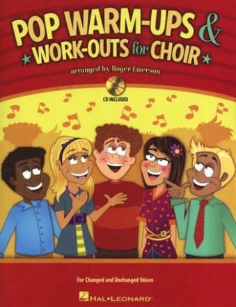 Pop Warm-ups & Work-outs vol.1 (+CD) for mixed chorus and piano