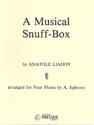 A Musical Snuff-Box for 4 flutes score+parts