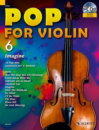 Pop for Violin Band 6 (+CD) fr 1-2 Violinen Spielpartitur