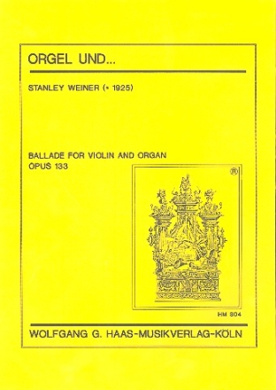 Ballade op.133 fr Violine und Orgel