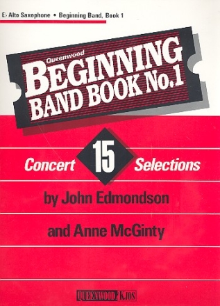 Beginning Band Book 1 for band alto saxophone