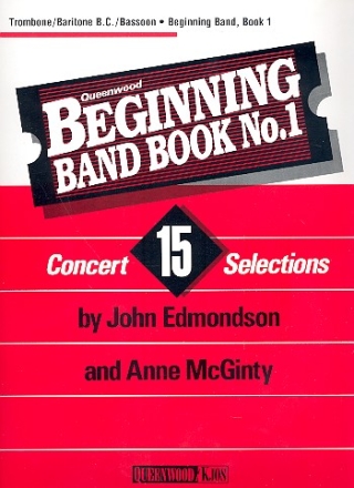 Beginning Band Book 1 for band trombone/baritone b.c./bassoon
