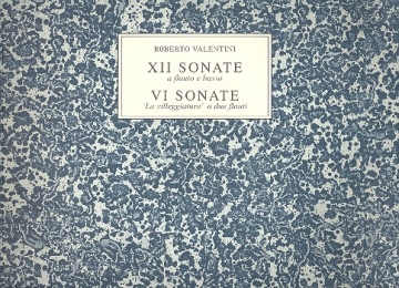 12 Sonate a flauto e basso  e  6 sonate a due flauti facsimile