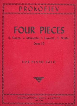 4 Pieces op.32 for piano solo