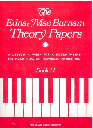 The Edny Mae Burnham Theory Papers vol.2 for piano