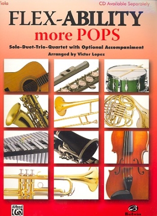 Flex-Ability more Pops for 4 instruments viola score