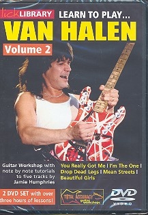 Learn to play Van Halen vol.2 2 DVD's Lick Library