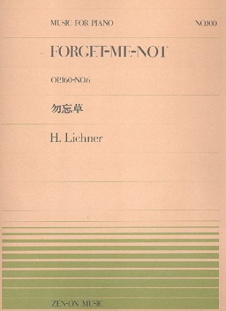 Forget me not op.160,6  fr Klavier