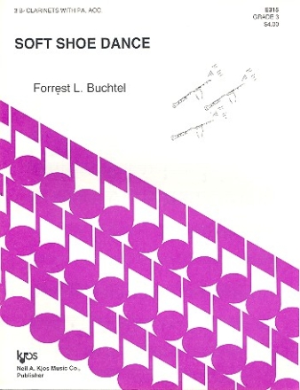 Soft Shoe Dance for 3 clarinets and piano parts