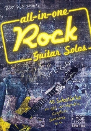 All-in-one - Rock Guitar Solos (+CD) fr Gitarre/Tabulatur