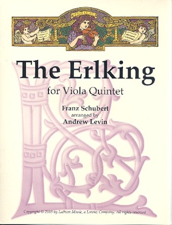 The Erlking for 5 violas score and parts