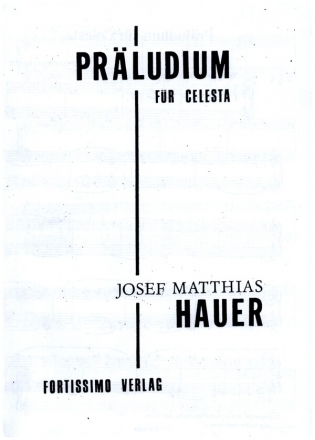 Prludium  fr Celesta