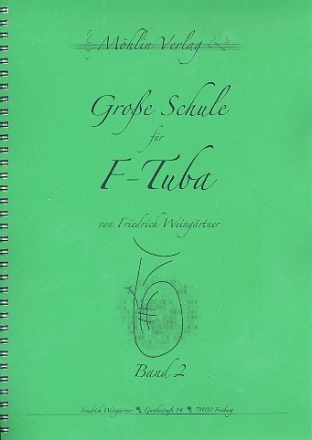 Groe Schule Band 2  fr Tuba in F