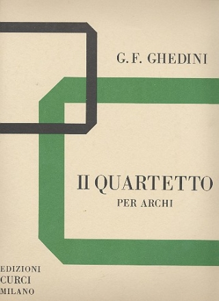 Quartetto no.2 per archi partitura e parti