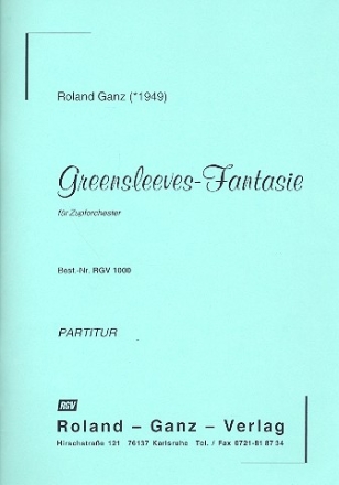 Greensleeves-Fantasie fr Zupforchester Partitur