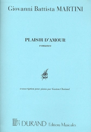 Plaisir d' amour pour piano copie d'archive