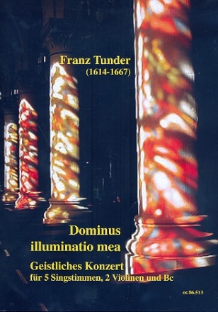 Dominus illuminatio mea fr Alt, gem Chor, 2 Violinen und Bc Partitur