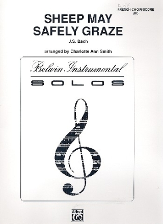 Sheep my safely graze for 4 flutes and alto flute sccore and parts