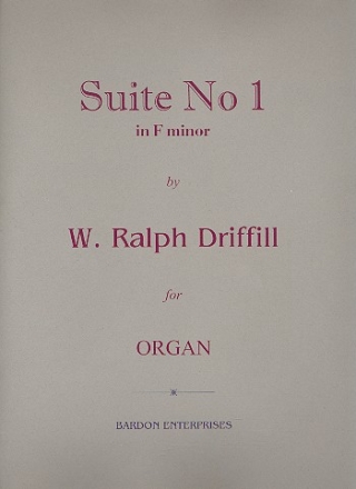 Suite f-Moll Nr.1  fr Orgel