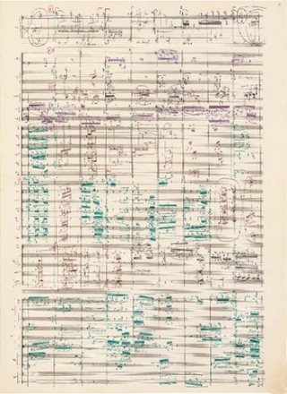 Tombeau fr Sopran und Orchester Faksimile des Entwurfes und der ersten Reinschrift
